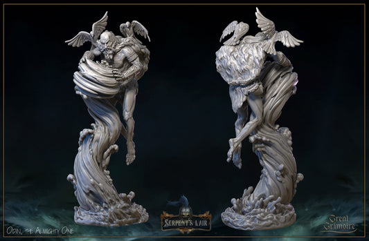 Odin, the Almighty One | Serpents Lair | Tabletop Gaming Miniature | Great Grimoire