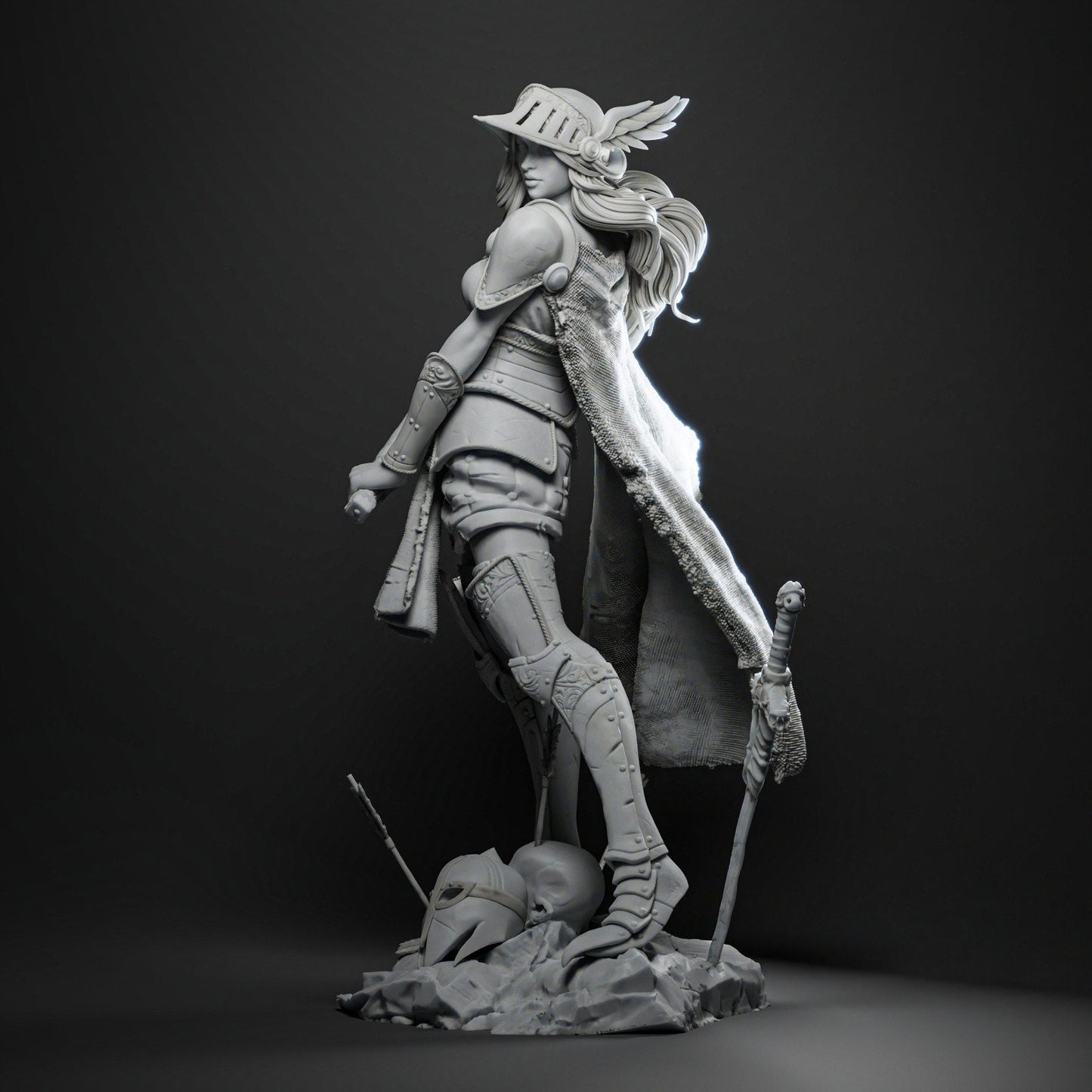 Chooser of Warriors | Resin Garage Kit Sculpture Anime Video Game Fan Art Statue | CA 3D Studios