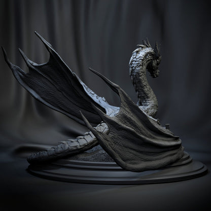 Most Greedy Dragon | Resin Garage Kit Figure Book Statue | CA 3D Studios