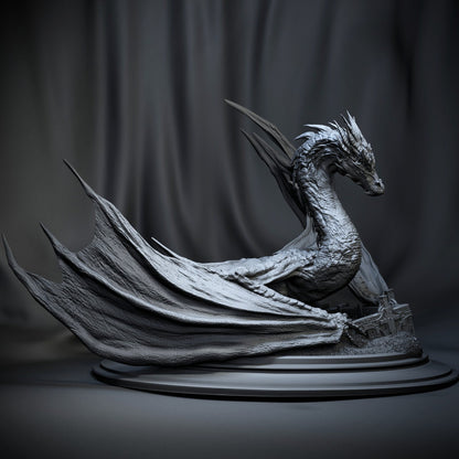 Most Greedy Dragon | Resin Garage Kit Figure Book Statue | CA 3D Studios