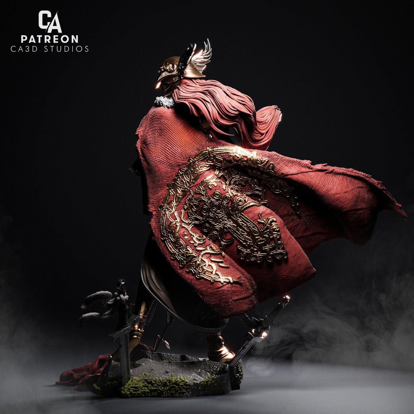 Decaying Demigoddess | Resin Garage Kit Sculpture Anime Video Game Fan Art Statue | CA 3D Studios