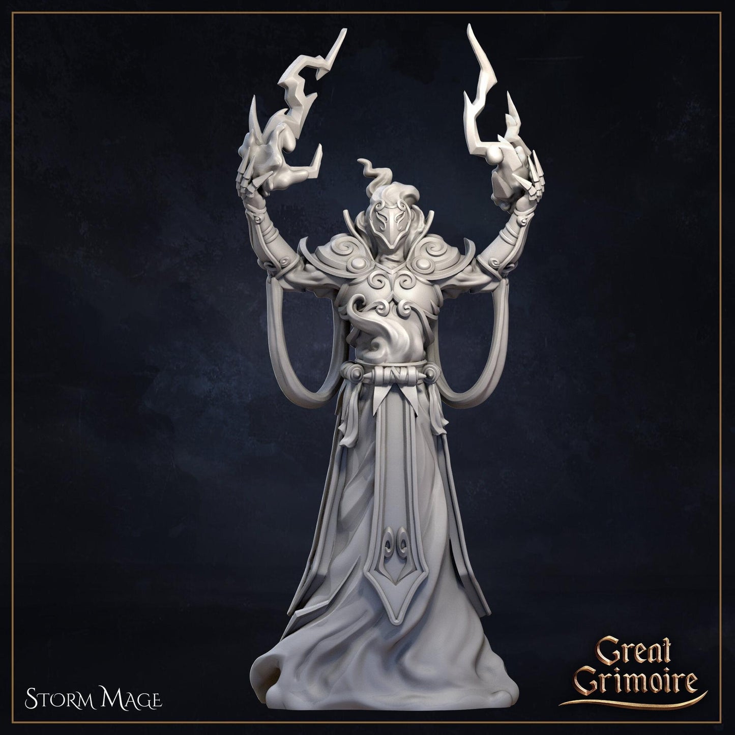 Storm Spirits | Elemental Awakening | D&D Tabletop Miniature | Great Grimoire