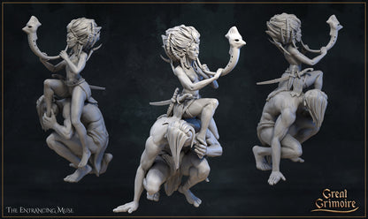 The Entrancing Muse | TABLETOP SCALE | D&D TTRPG Miniature | Great Grimoire