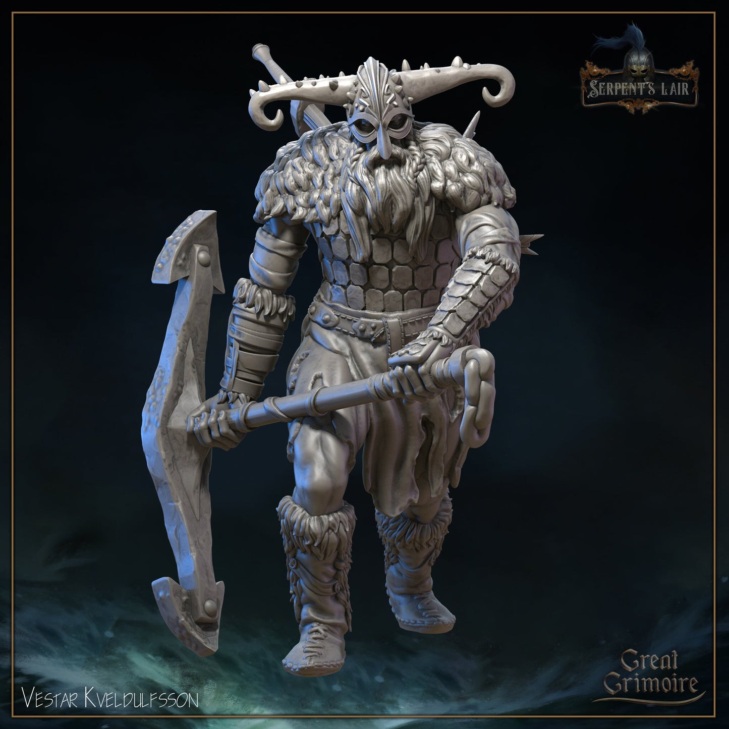 The Rabid Draugr | Serpents Lair | Tabletop Gaming Miniature | Great Grimoire