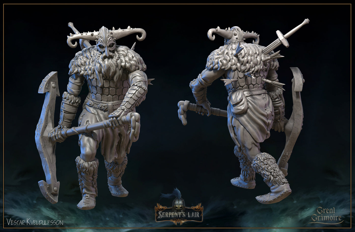 The Rabid Draugr | Serpents Lair | Tabletop Gaming Miniature | Great Grimoire