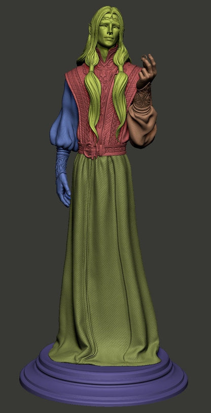 Lord of Gifts, Elf Deity, Rings | Resin Garage Kit Figure Book Fan Art | CA 3D Studios