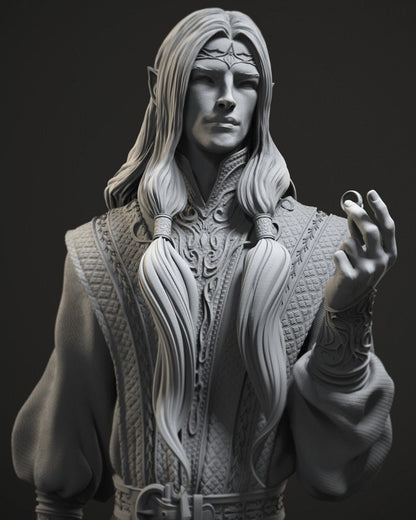 Lord of Gifts, Elf Deity, Rings | Resin Garage Kit Figure Book Fan Art | CA 3D Studios