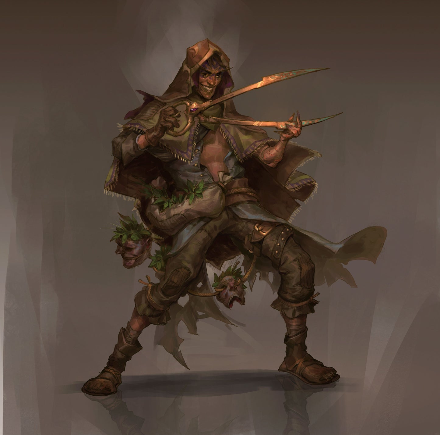 Twisted Herbalist With Carnivorous Plant | Lodge of the Dark Arts | Tabletop Gaming Miniature | Great Grimoire