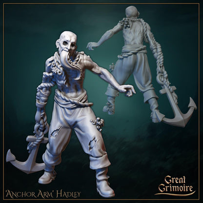 Undead Horde, Drowned Pirates | Gathering Storm | D&D Tabletop Miniature | Great Grimoire