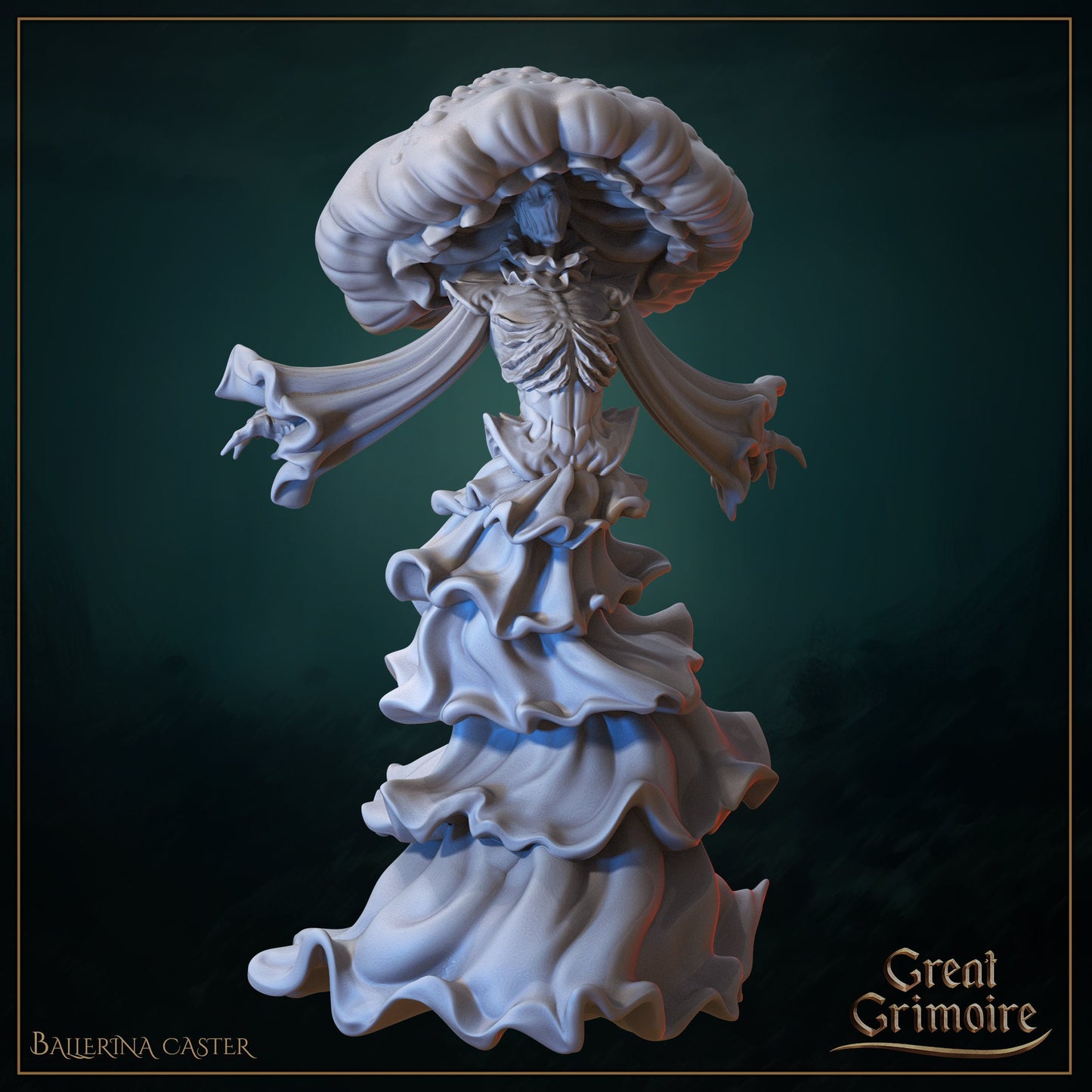 Underwater Sentinels, Jellyfish Warriors | Gathering Storm | D&D Tabletop Miniature | Great Grimoire