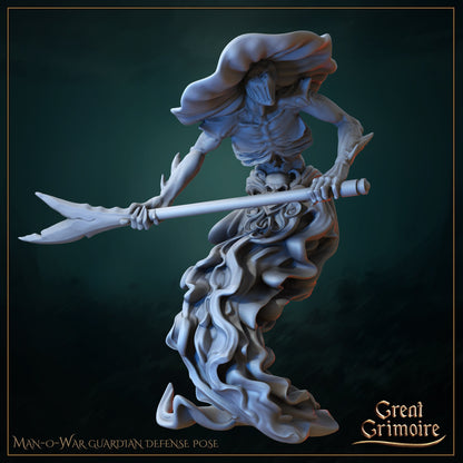 Underwater Sentinels, Jellyfish Warriors | Gathering Storm | D&D Tabletop Miniature | Great Grimoire