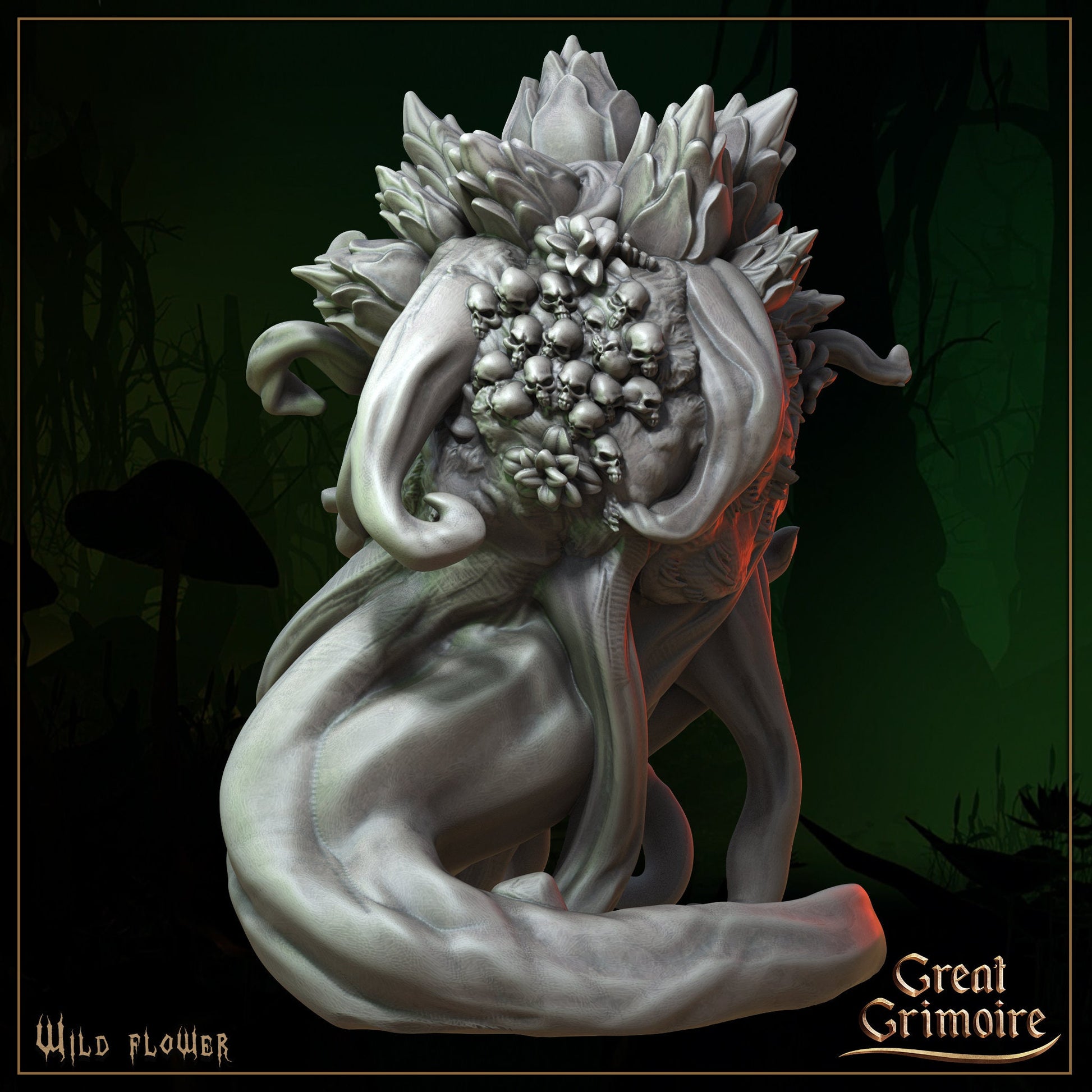 Hypnotic Blooms | Song of the Forest | D&D TTRPG Miniature | Great Grimoire