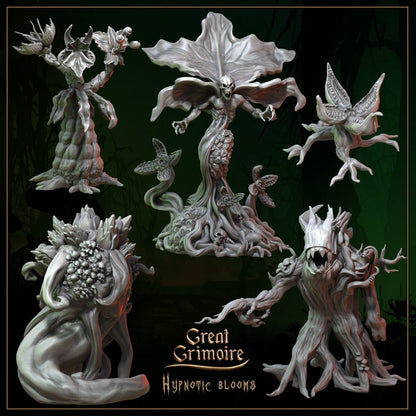 Hypnotic Blooms | Song of the Forest | D&D TTRPG Miniature | Great Grimoire
