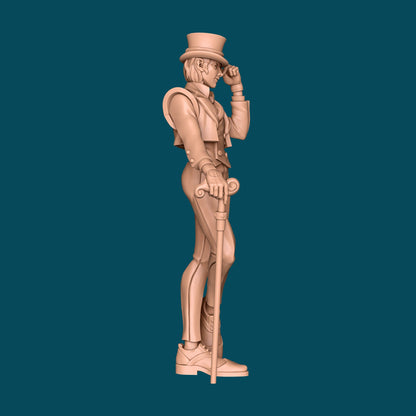Henri a Mysterious Gentleman | D&D TTRPG Miniature | Awkward Penguin Minis