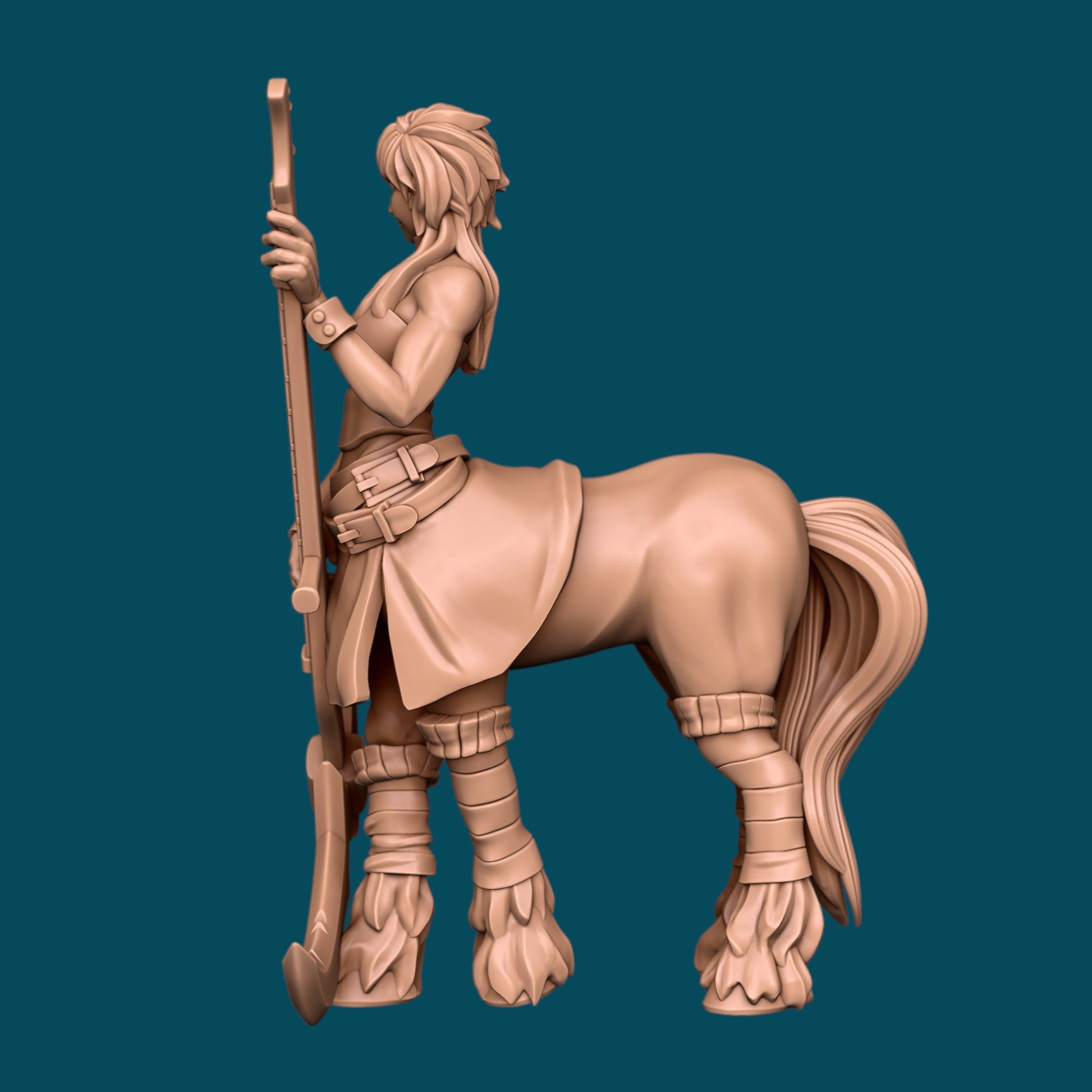 Solanis a Scene Kid Centaur | D&D TTRPG Miniature | Awkward Penguin Minis