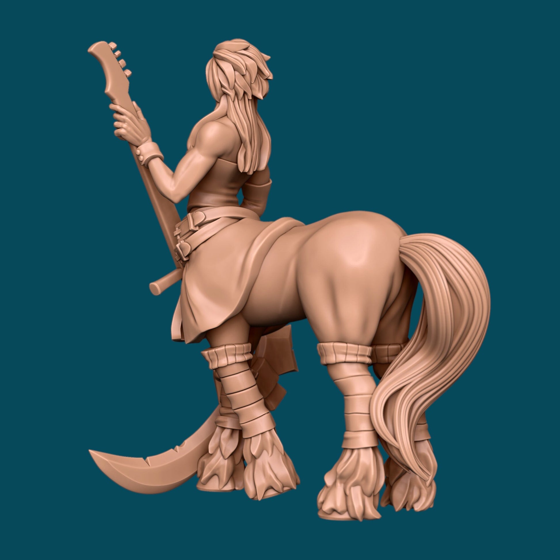 Solanis a Scene Kid Centaur | D&D TTRPG Miniature | Awkward Penguin Minis