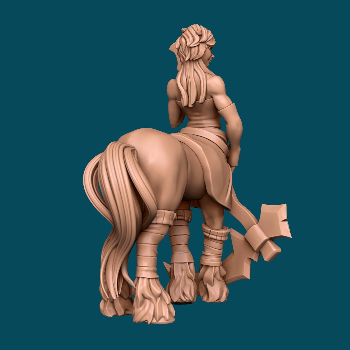 Solanis a Scene Kid Centaur | D&D TTRPG Miniature | Awkward Penguin Minis