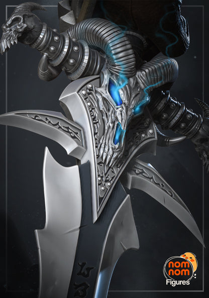 Frozen Death Knight | Resin Garage Kit Figure Video Game Fan Art | Nomnom Figures