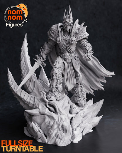 Frozen Death Knight | Resin Garage Kit Figure Video Game Fan Art | Nomnom Figures
