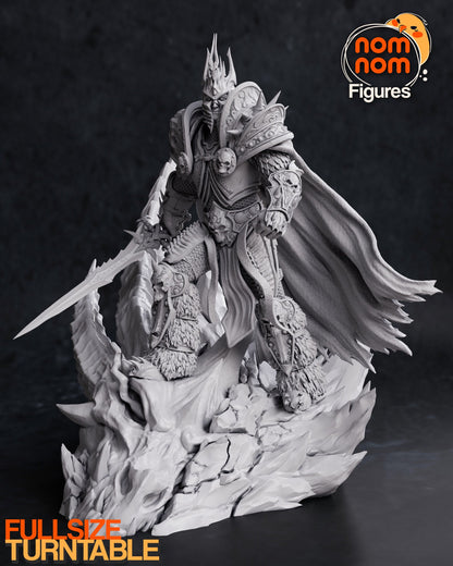 Frozen Death Knight | Resin Garage Kit Figure Video Game Fan Art | Nomnom Figures