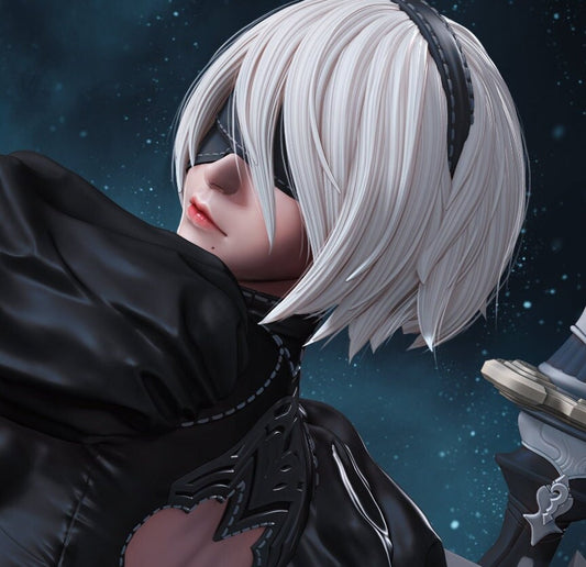 Combat Android | Resin Garage Kit Figure Game Fan Art | Nomnom Figures