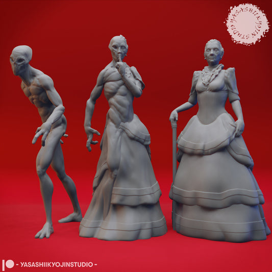 Doppelganger, Noblewoman | TABLETOP SCALE | TTRPG Monster Miniature | Yasashii Kyojin Studio