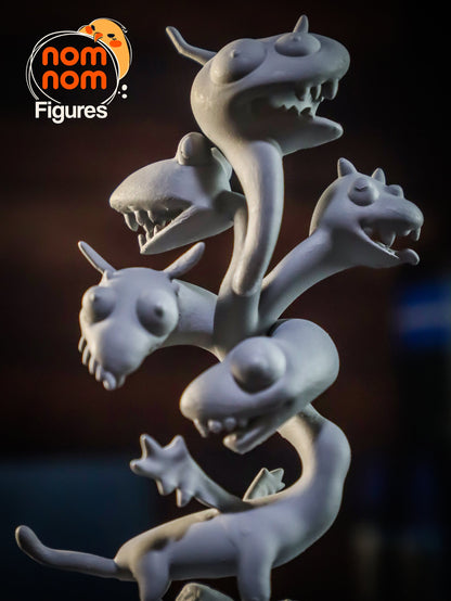 Goofy Dragon Queen | Resin Garage Kit Figure D&D Game Fan Art | Nomnom Figures