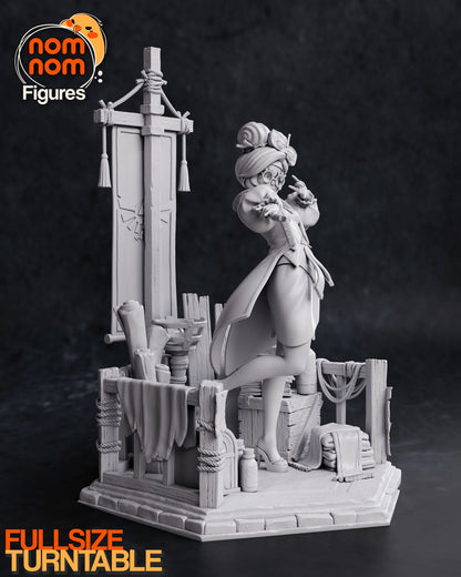 Deaged Inventor | Resin Garage Kit Figure Game Fan Art | Nomnom Figures