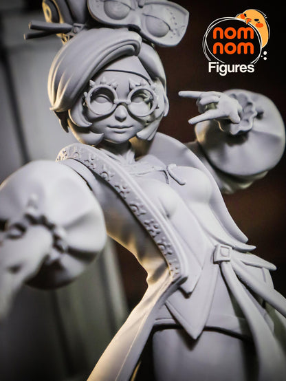Deaged Inventor | Resin Garage Kit Figure Game Fan Art | Nomnom Figures