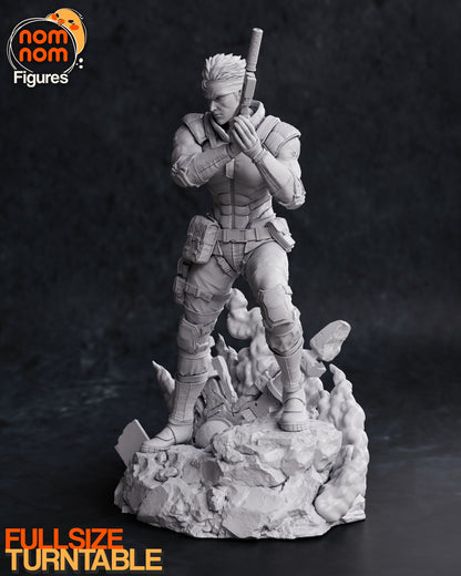 Sneaky Firm Reptile | Resin Garage Kit Figure Video Game Fan Art | Nomnom Figures