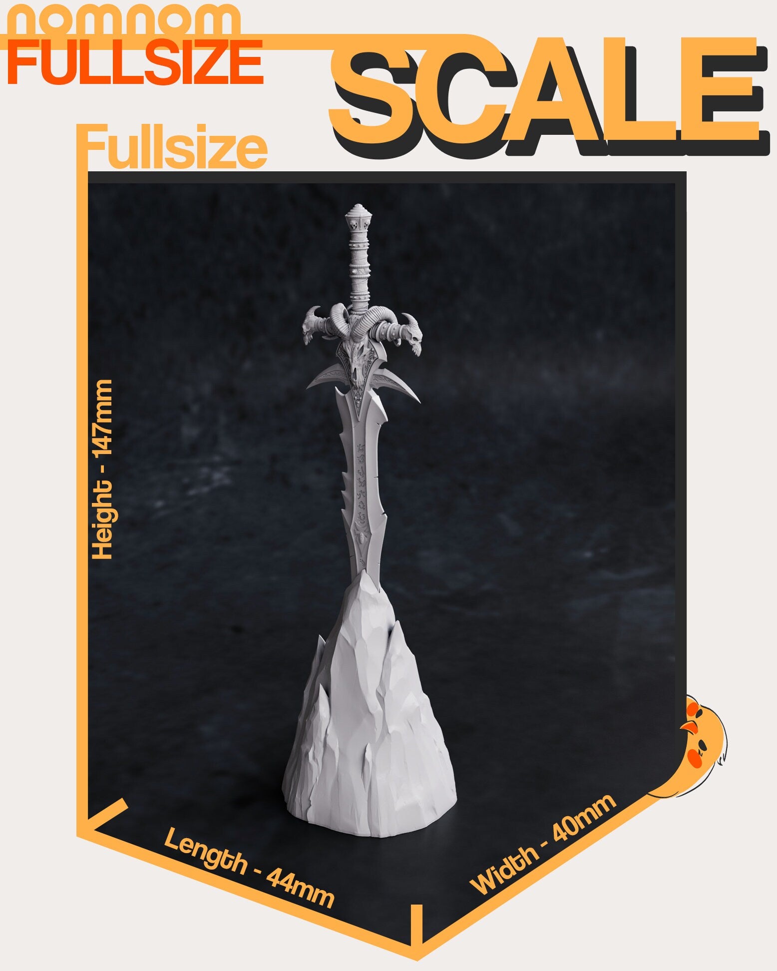 Haunted Blade | Resin Garage Kit Figure Video Game MMO Fan Art | Nomnom Figures