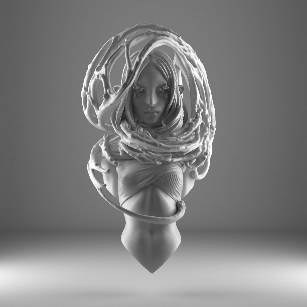 Grower Fae | D&D TTRPG Fantasy Bust | Blackthorn Miniatures