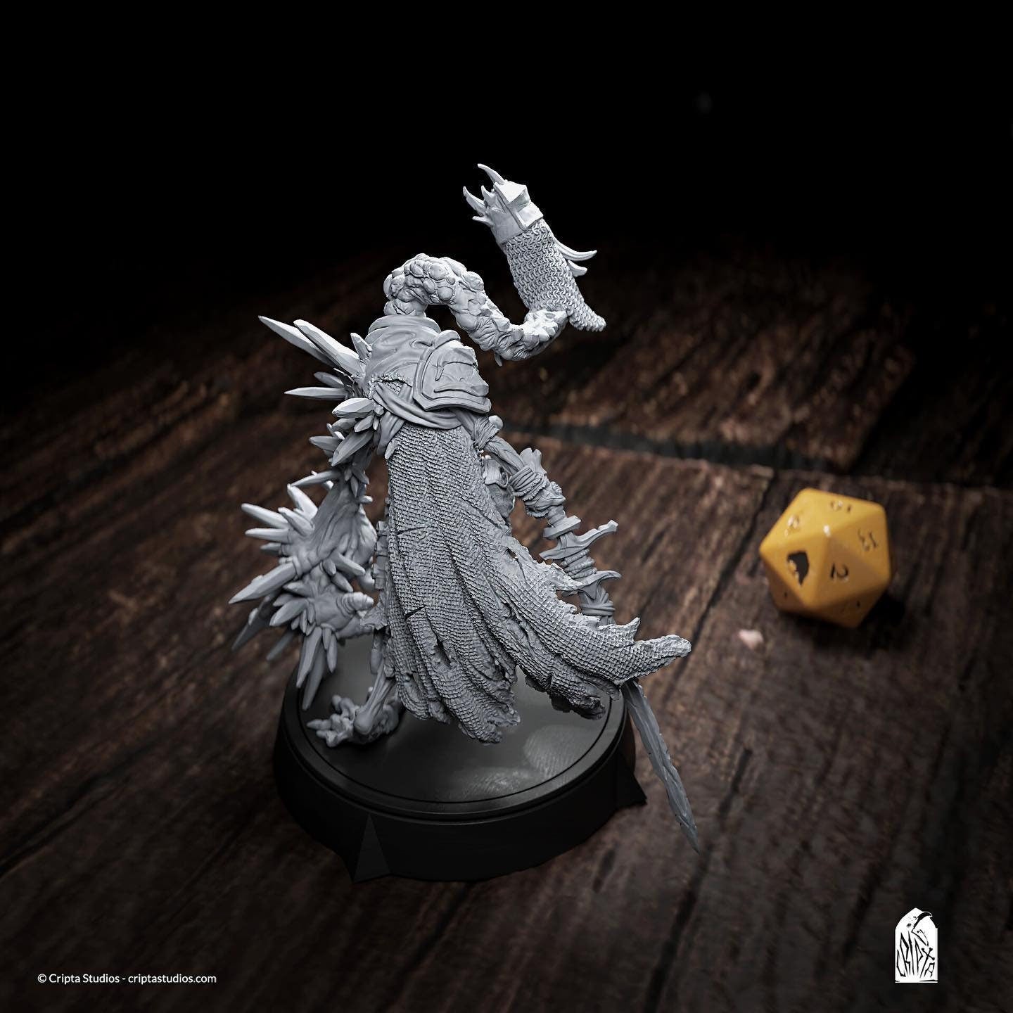 Blood Crystal Zombies Undead Mutant | Tabletop or Display Scale | TTRPG Miniature | Cripta Studios