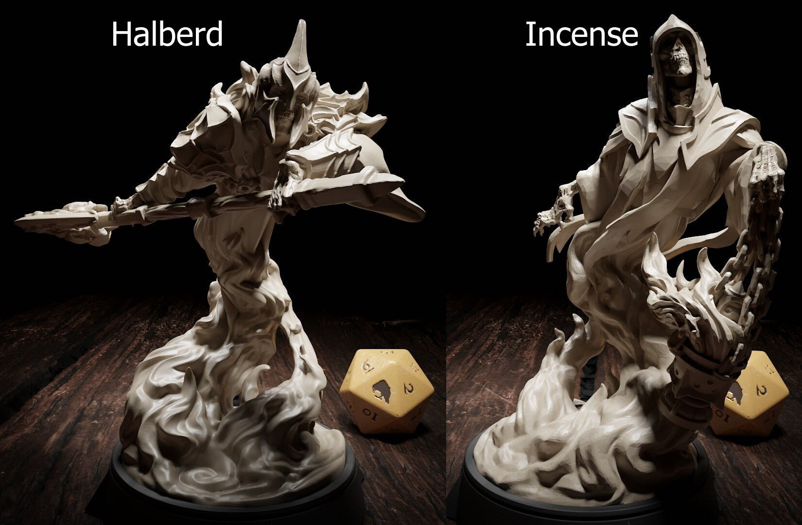 Ghost Army, Specter, Wraith | TABLETOP SCALE | TTRPG Miniature | Cripta Studios