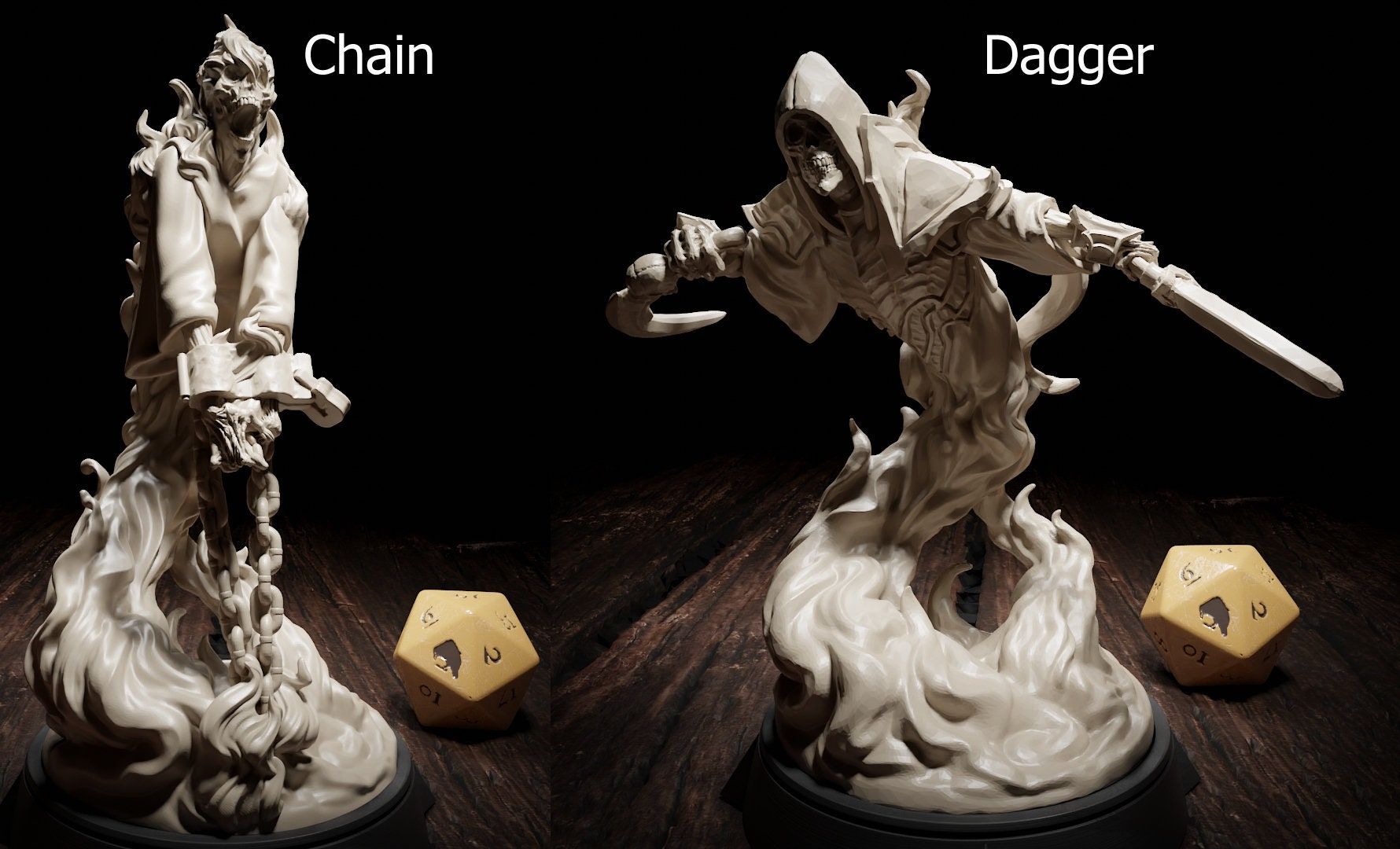 Ghost Army, Specter, Wraith | TABLETOP SCALE | TTRPG Miniature | Cripta Studios