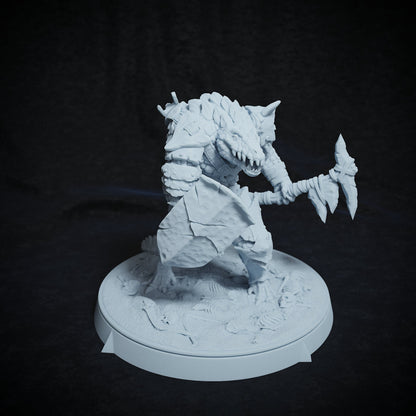 Arak Army, Crocodile Folk, Dragonborn | TABLETOP SCALE | TTRPG Miniature | Cripta Studios