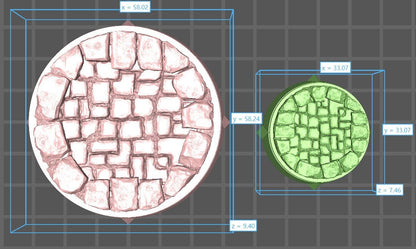 Miniature Bases | TABLETOP SCALE | TTRPG Miniature | Cripta Studios