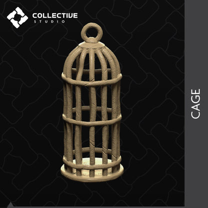 Cage | D&D Scatter Miniature | Collective Studio