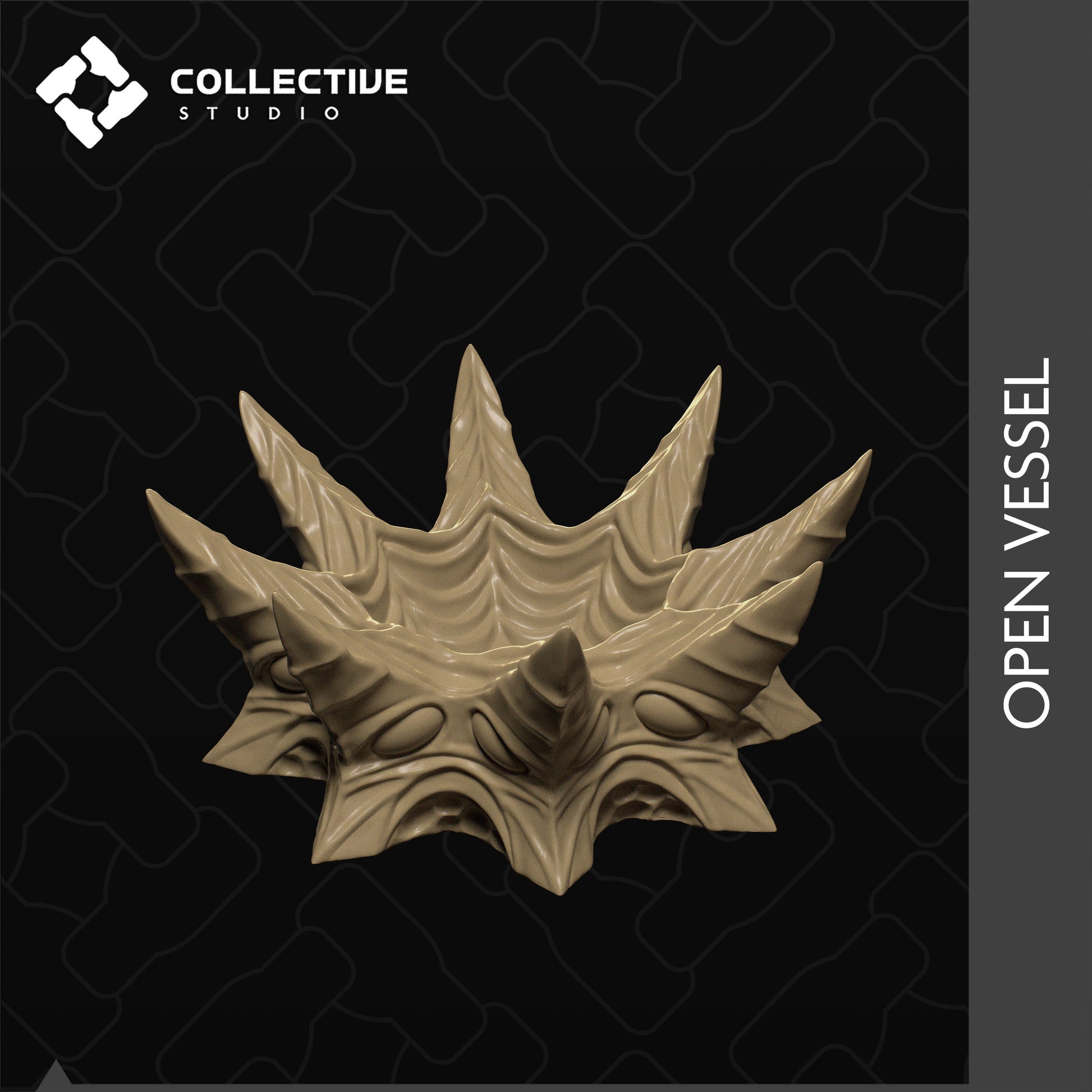 Vessel, Open and Closed | D&D Scatter Miniature | Collective Studio