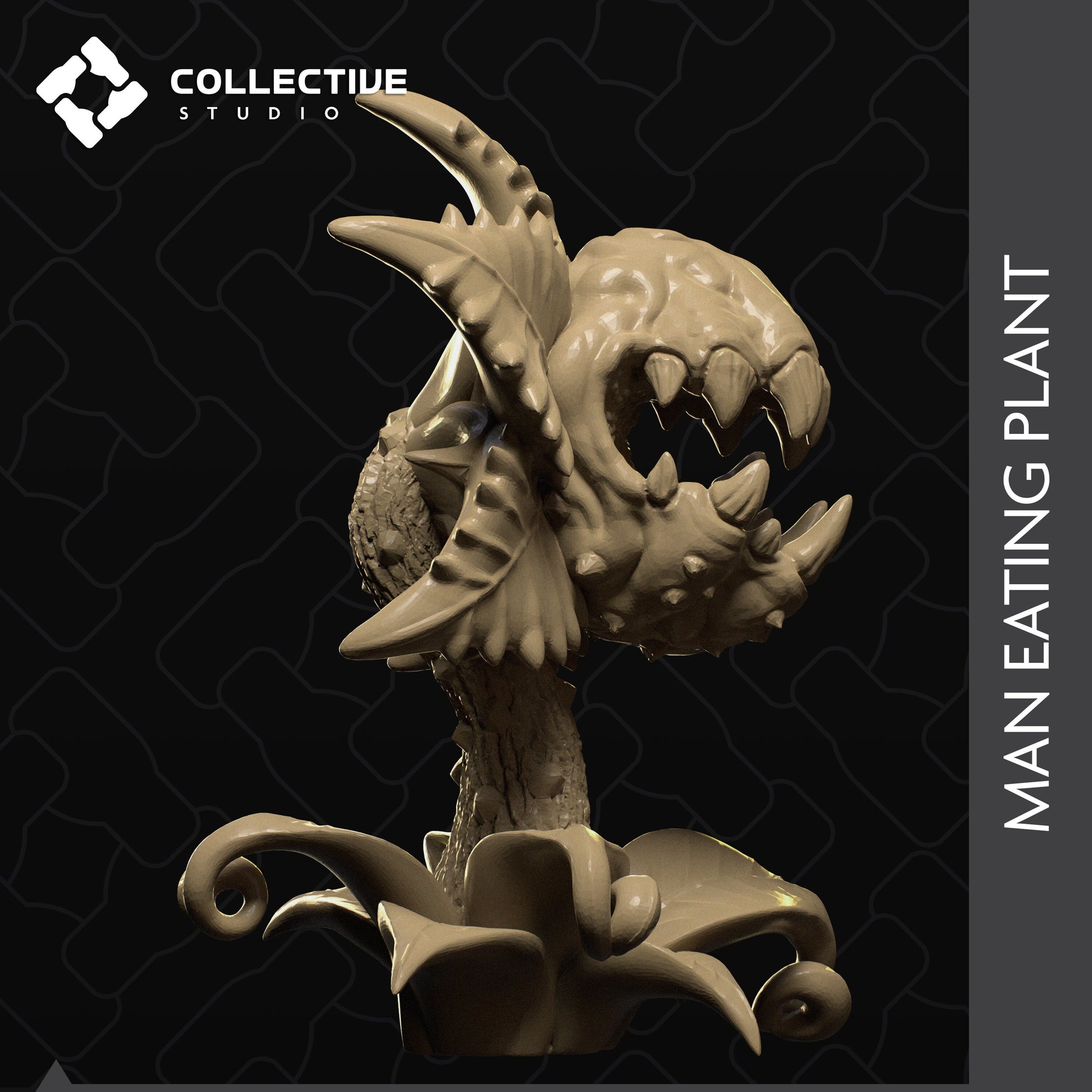 Man Eating Plant | Tabletop Gaming Scatter Miniature | Collective Studio