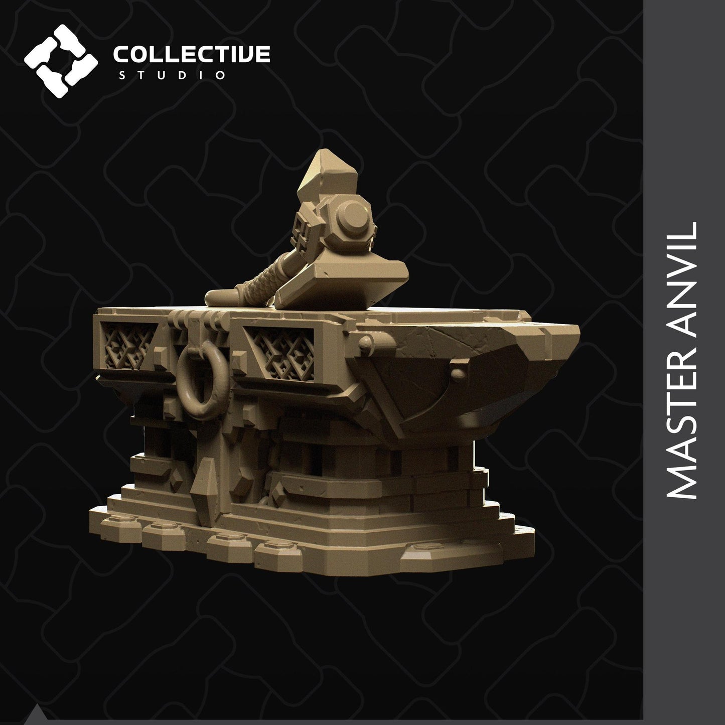 Master Anvil | D&D Scatter Miniature | Collective Studio