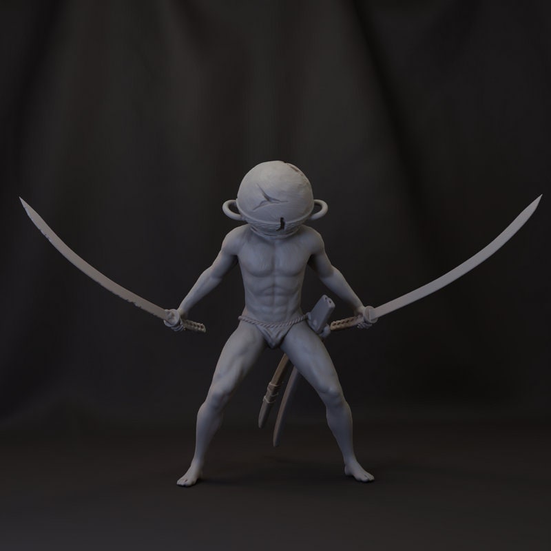 Let Me Solo Them! | TABLETOP SCALE | D&D TTRPG Miniature | Realsteone Miniatures