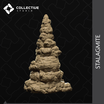Two Stalagmites | D&D Scatter Miniature | Collective Studio