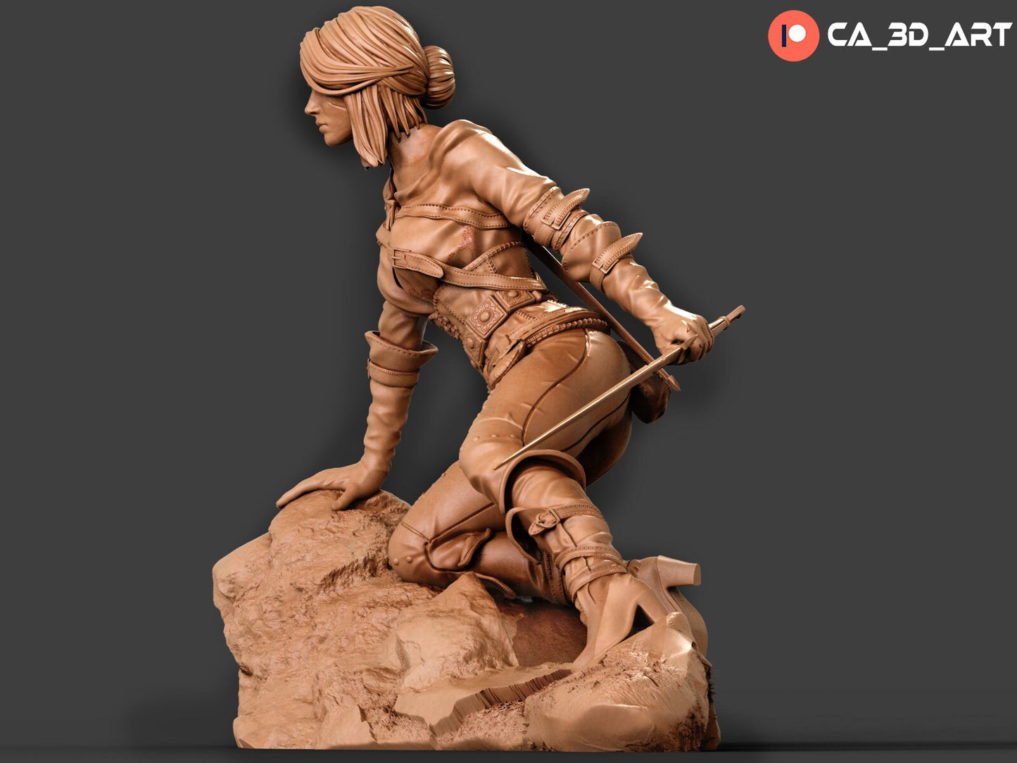 1:12 Warrior Princess | Resin Garage Kit Figure Game Fan Art | CA 3D Studios