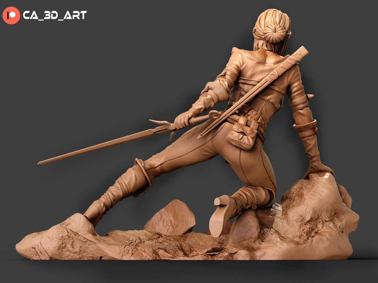 1:12 Warrior Princess | Resin Garage Kit Figure Game Fan Art | CA 3D Studios