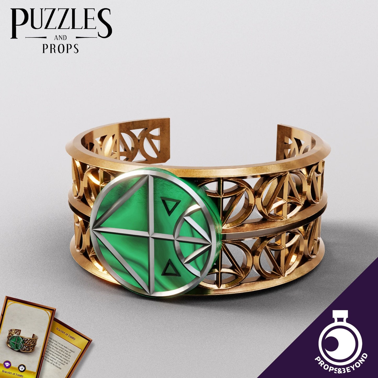 Bracelet of Enmity | TTRPG LARP Gaming Prop | Puzzles & Props