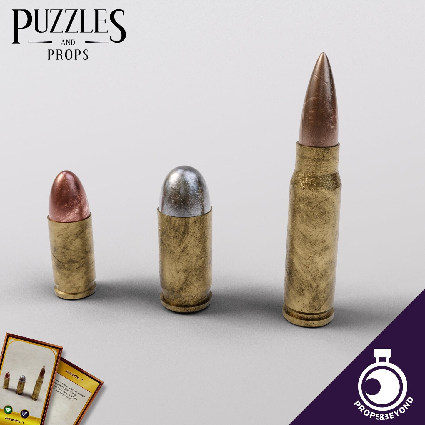 Bullet Currency | TTRPG LARP Gaming Prop | Puzzles & Props