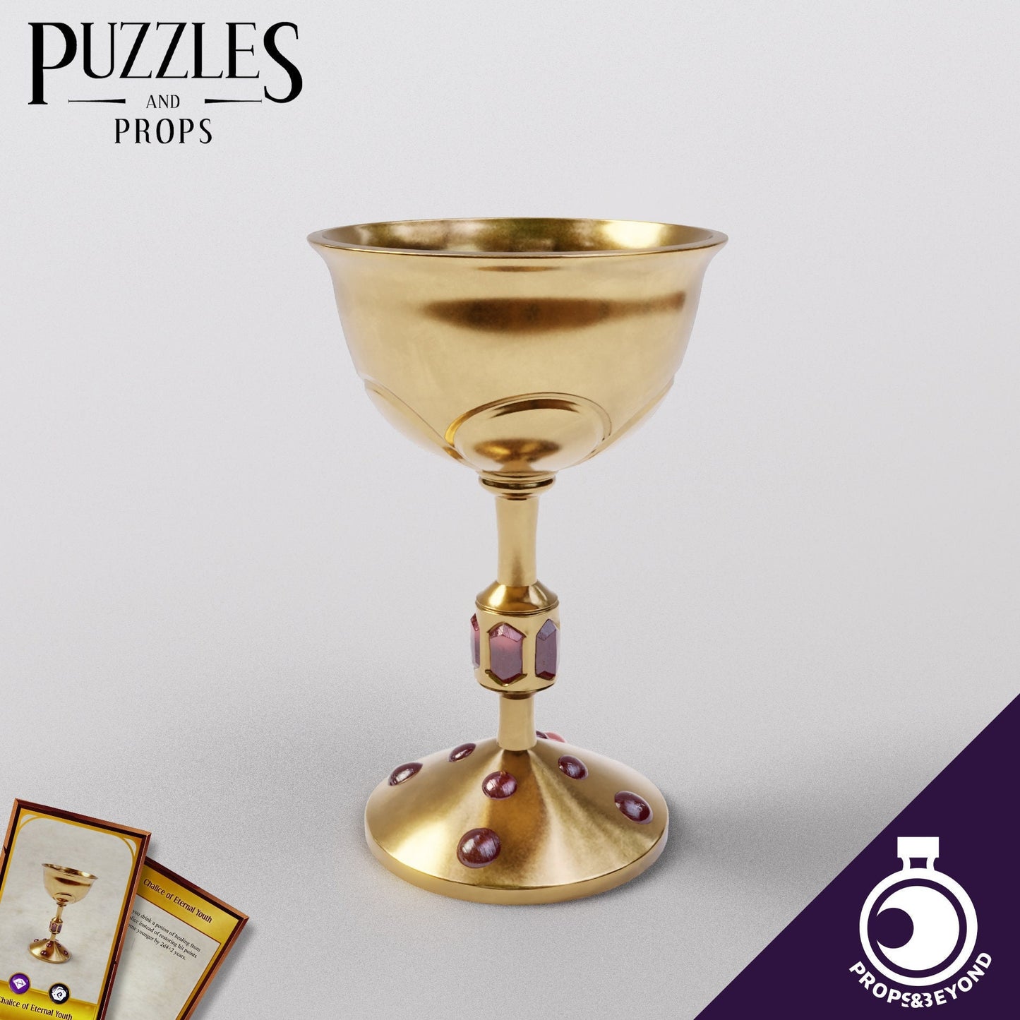 Chalice of Eternal Youth | DnD TTRPG LARP Gaming Prop | Puzzles & Props