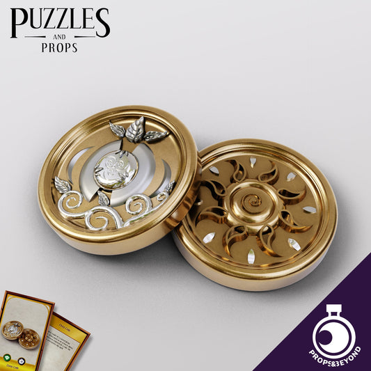 Elven Coin | DnD TTRPG LARP Gaming Prop | Puzzles & Props