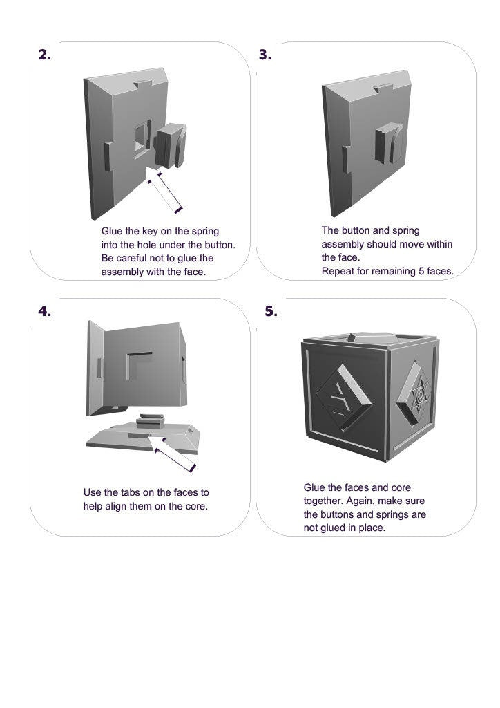 Cube of Force | DnD TTRPG LARP Gaming Prop | Puzzles & Props